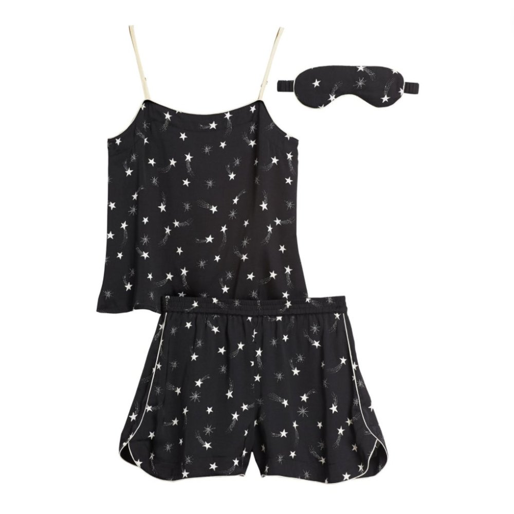 Banana Republic Satin Pajama Short Set
